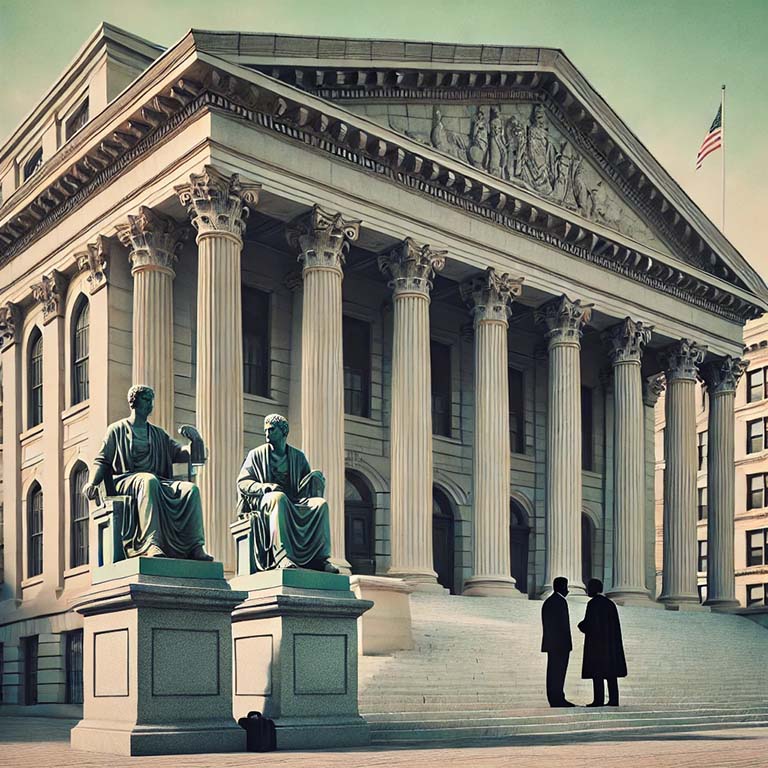 Attorney preparing for a clerk magistrate hearing at a Massachusetts courthouse